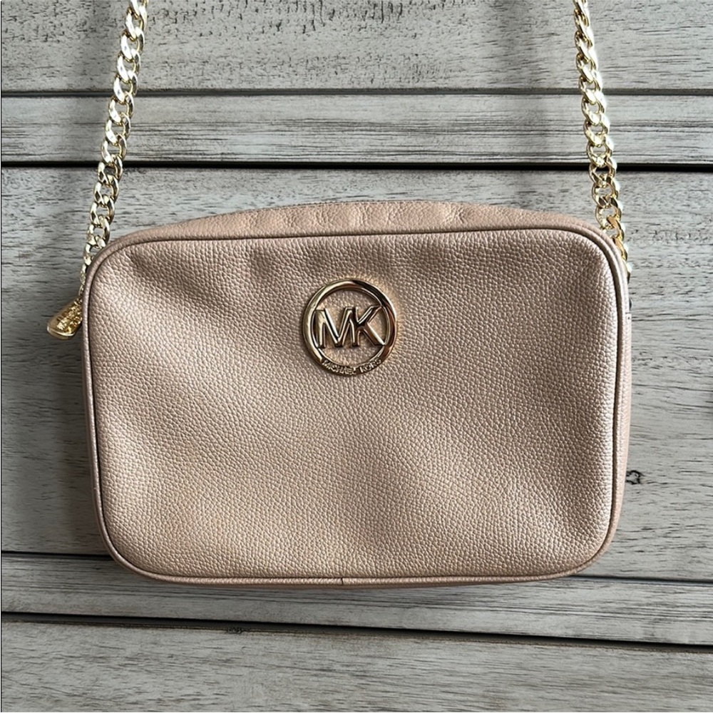 Michael Kors Beige Crossbody Bag